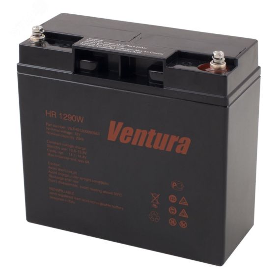 Аккумулятор 12В 20Ач Ventura HR 1290W