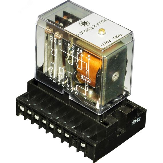 Реле РЭП-38Д1 220В п/п ЧЭАЗ г.Чебоксары 9615994