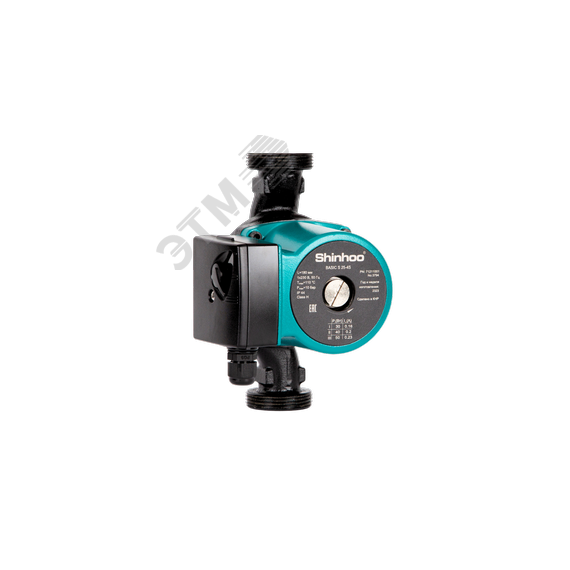 Насос циркуляционный  BASIC S 25-6S 130 1x230V 3 скорости Shinhoo 71211007