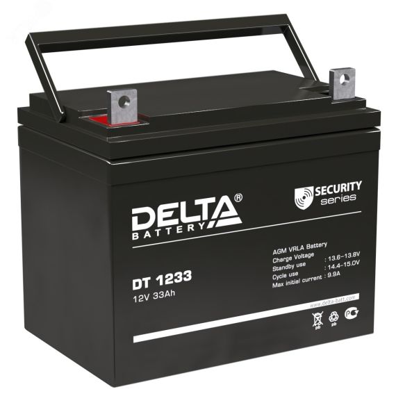 Аккумулятор DT 12В 33Ач Delta DT 1233