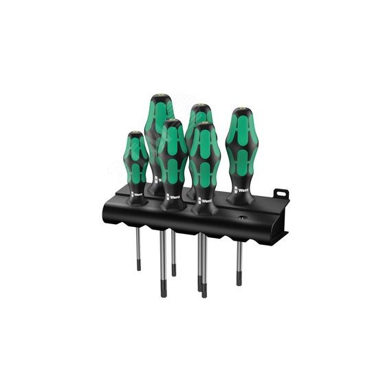 Набор отверток Kraftform Plus + подставка 6 предметов. 367/6 TORX WERA WE-028062