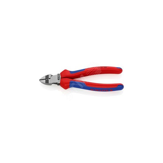 Бокорезы резка - NYM кабель 5х25мм мягкая проволока 25мм проволока средней твердости 15мм снятие изоляции 15+25мм (AWG 15+13) L=160мм 60HRC обливные р Knipex KN-1422160SB