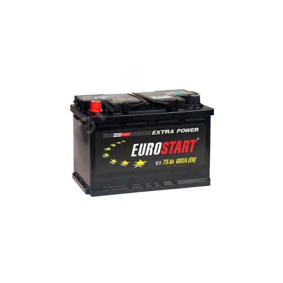 Аккумулятор автомобильный EUROSTART Extra Power 75Ah L+ EUROSTART EU751