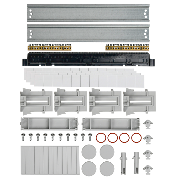 TEKFOR Корпус пластиковый КМПн-24 IP65 зеленая прозрачная дверь IEK