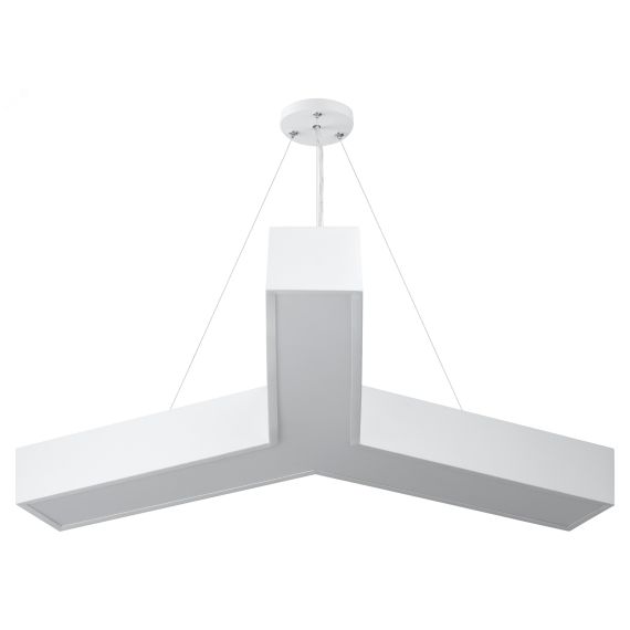 Светильник LED Geometria Igrek SPO-143-W-40K-056 56Вт 4000K 3700Лм IP40 900*80 белый подвесной драйвер внутри ЭРА Б0058888