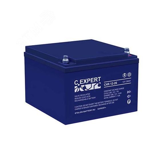 Аккумулятор C.EXPERT CHR 12В 26 А/ч Etalon Battery CHR 12-26