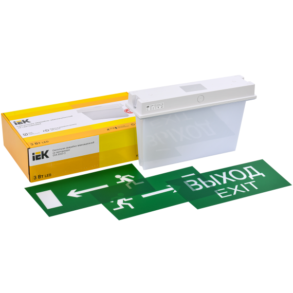 Светильник аварийный ССА 5043-3 3ч универсальный IP65 IEK