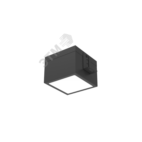 Светильник светодиодный ДВО-12Вт 4000К IP54 DL-Grill DALI CRI90 черный Вартон V1-R0-91808-10D01-5401240