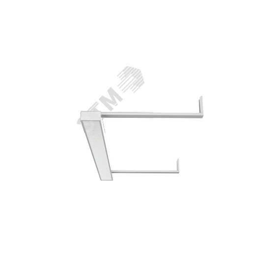 Светильник светодиодный ДПО-25Вт 4000К E220 IP40 призма для шк. досок Вартон V1-E0-00270-60PR0-4002540