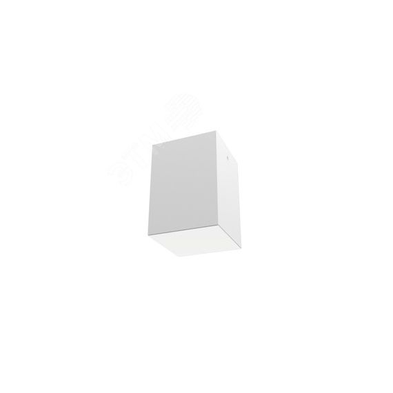 Светильник светодиодный DL-Box накладной 9Вт 3000К 120x120x170мм белый муар с рассеивателем опал DALI Вартон V1-R0-00818-20D01-2000930