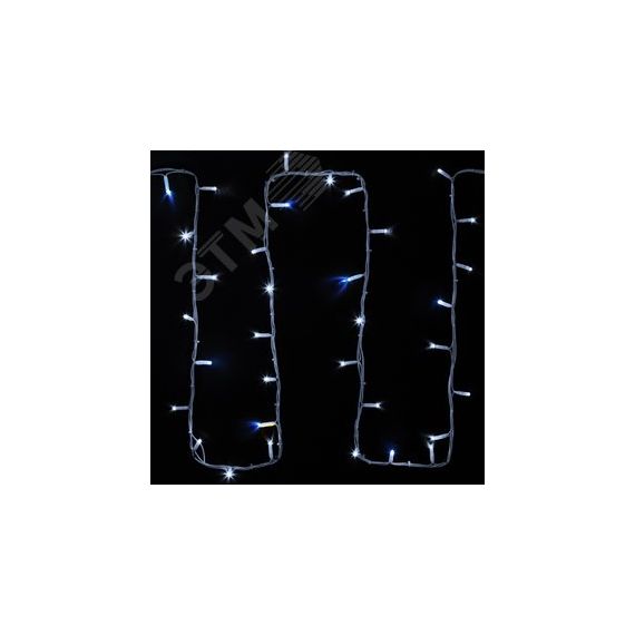 Гирлянда Нить Дюраплей 20 м, с эффектом мерцания, белый каучук, 24В, белый Neon-Night 315-535