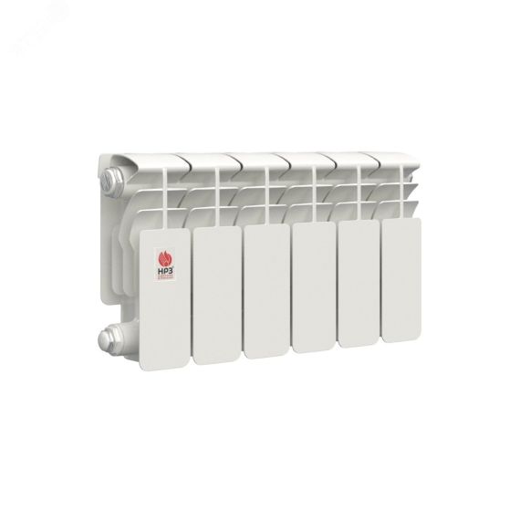 Радиатор биметаллический секционный 200/100/7 боковое подключение НРЗ NRZRB2001001207