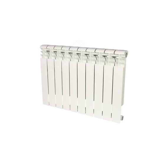 Радиатор алюминиевый секционный 500/80/10 боковое подключение Rommer RAL-1210-050010