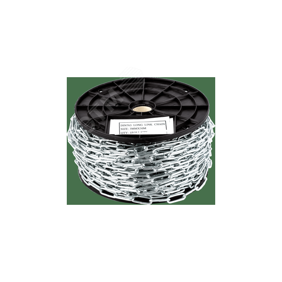 DIN 763 цепь длиннозвенная 10мм КМП DIN 763 10