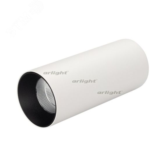 Светильник SP-POLO-SURFACE-R65-8W Warm3000 (WH-BK, 40 deg) (ARL, IP20 Металл, 3 года) Arlight 027509