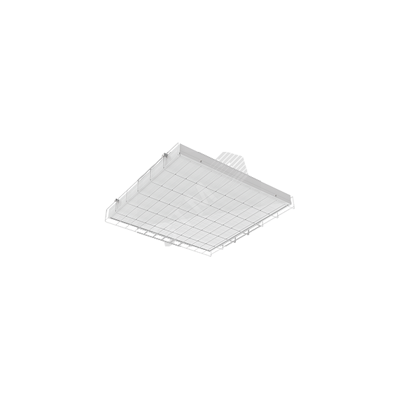 Светильник светодиодный для образ.учрежд.спортивный 2.0 ДПО 595*620*65мм IP40 30 ВТ 4000К с опал рас. с защит. сеткой Вартон V1-E0-00024-01OP0-4003040