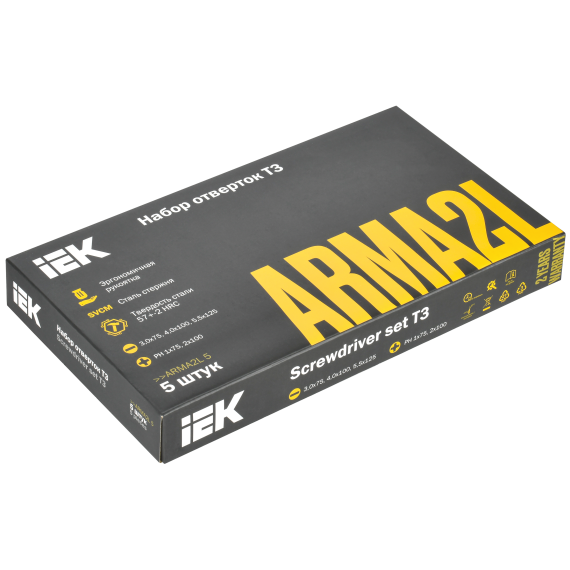 ARMA2L 5 Набор отверток Т3 5шт IEK