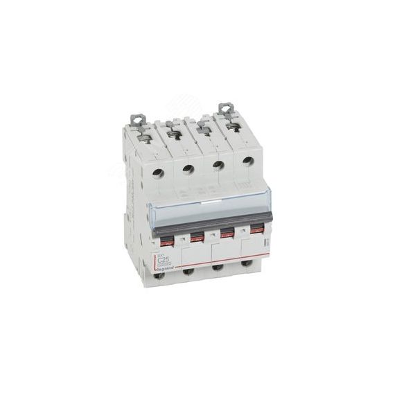 Выключатель автоматический четырехполюсный 25А C DX3 10kА/16kА LEGRAND 409338