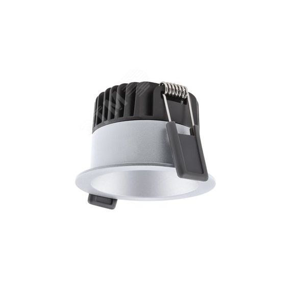 Светильник светодиодный ДВО-8Вт 3000K 8(6/4)Вт 680(80/50 процентов )лм IP44 CRI90 управляемый антибликовый защитный угол 70 град. серый SPOT LEDVANCE 4058075799882