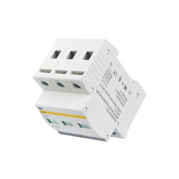 KARAT Ограничитель импульсного перенапряжения ОПС1-C 3P In=20кА Un=400В Im=40кА IEK