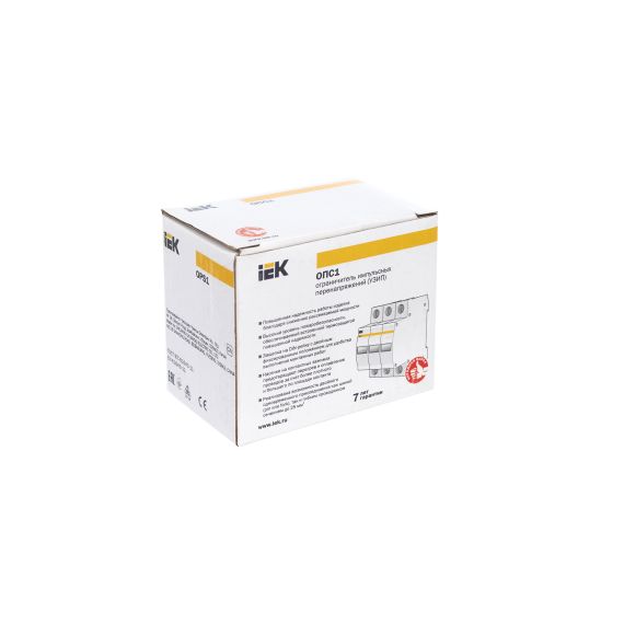 KARAT Ограничитель импульсного перенапряжения ОПС1-C 3P In=20кА Un=400В Im=40кА IEK