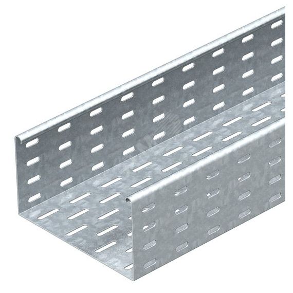 Кабельный листовой лоток перфорированный 110x100x3000 горячий цинк OBO Bettermann SKS 110 FT