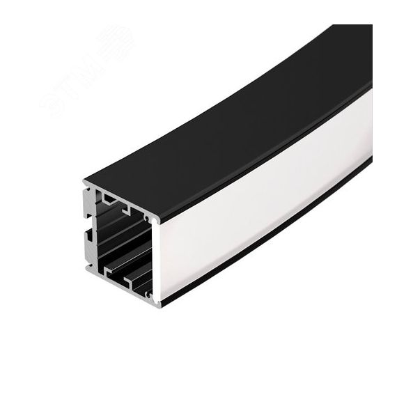 Профиль SL-ARC-3535-D320-W90 BLACK (260мм, дуга 1 из 4) (Arlight, Алюминий) Arlight 032678