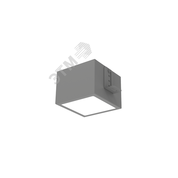 Светильник светодиодный ДВО-12Вт 4000К IP40 DL-Grill DALI CRI90 серый Вартон V1-R0-71808-10D01-4001240