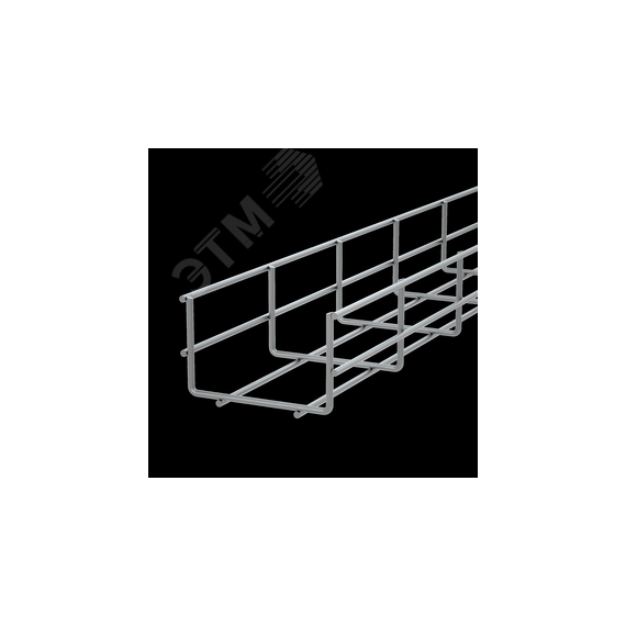 Проволочный лоток 60х500 L3000 мм INOX304 КМ-профиль LO8142