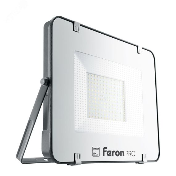 Прожектор светодиодный ДО-150w 6400К 15000Лм IP65 черный Feron.PRO FERON LL-1000