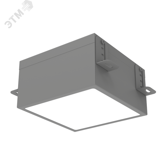 Светильник светодиодный ДВО-15Вт 3000К IP54 DL-Grill CRI90 серый Вартон V1-R0-71809-10000-5401530