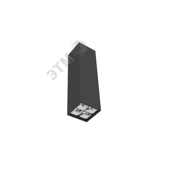 Светильник светодиодный ДПО-10Вт 4000К DL-Box Reflect Multi DALI 24 град. черный Вартон V1-R0-90255-20D17-2001040