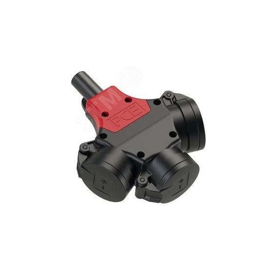 Тройник из твердой резины IP44 PCE 25322-s