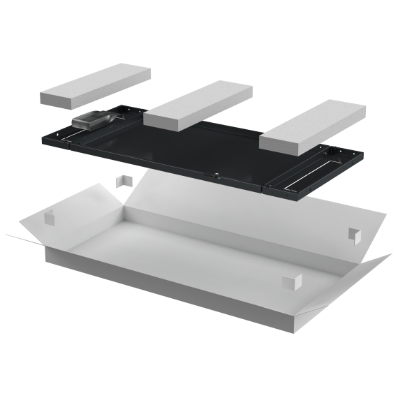 ITK LINEA N Панель задняя 600мм для шкафа 33U черная