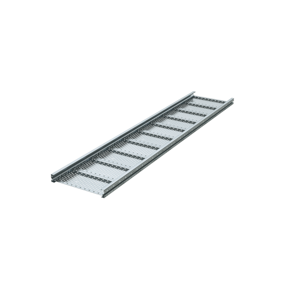 Лоток листовой 100х400, лонжерон 2 мм, L 6 м