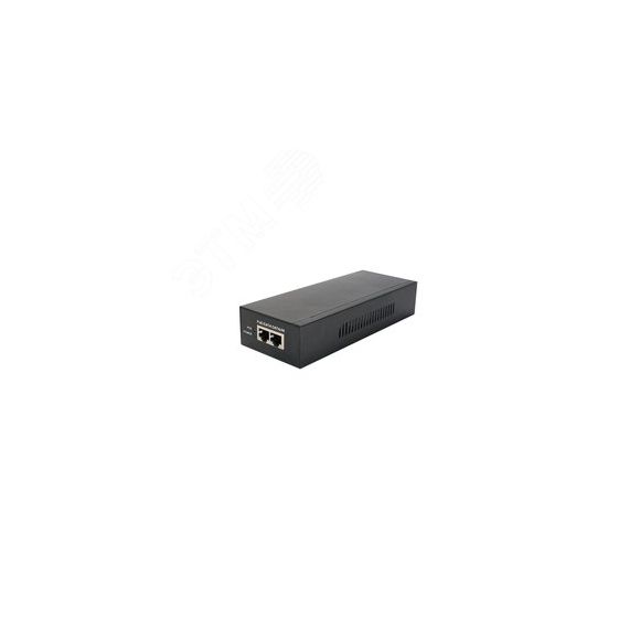 Инжектор PoE 1хRJ45 10/100/1000 Мб/с, 802.3af/at/bt, до 65 Вт AC 220В, DC 52В OSNOVO Midspan-1/652G