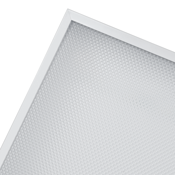 PRO Панель светодиодная ДВО 1001 45Вт 4000К IP40 595х595мм призма IEK