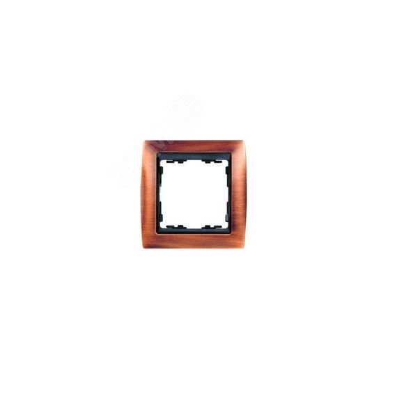 Рамка на 4 поста, S82, античная медь - графит Simon 82844-36