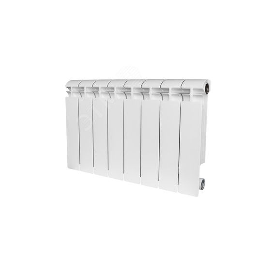 Радиатор алюминиевый секционный 350/80/8 боковое подключение STOUT SRA-2310-035008