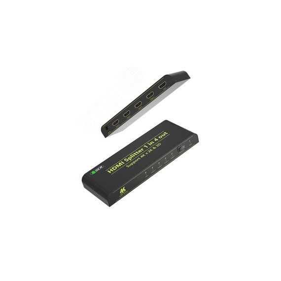Хаб HDMI v1.4 на 4 HDMI, 1080p, с усилителем сигнала Greenconnect GL-v104C