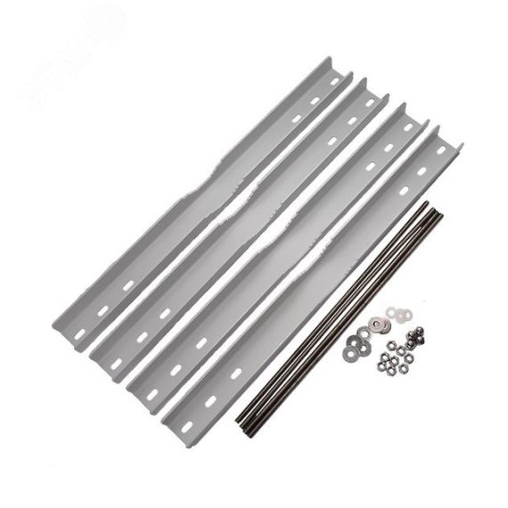 Комплект кронштейнов для крепления ТШ на круглые   опоры диаметром от 100 до 300 мм, или квадратные от 100 до 250 мм. Спектрон Крепление ТШ на опору