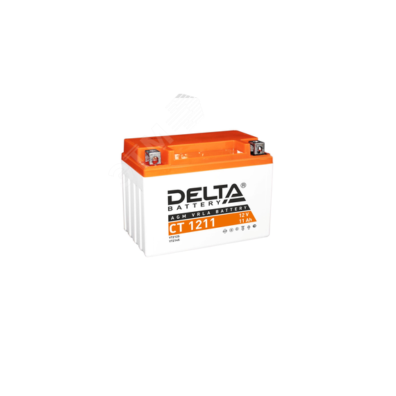 Аккумулятор CT 12В 20Ач Delta MOTO CT 12201