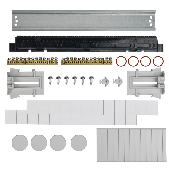 TEKFOR Корпус пластиковый КМПн-18 IP65 черная прозрачная дверь IEK