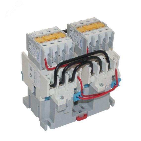 Контактор электромагнитный реверсивный ПМ12-025501 УХЛ4 В, 220В, (4з+6р) КЗЭА г.Кашин ПМ12-025501 4+6