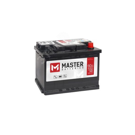 Аккумулятор автомобильный MASTER BATTERIES 60Ah R+ MASTER BATTERIES MB600