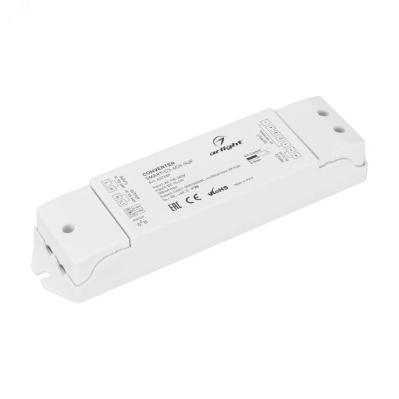 Конвертер SMART-C3-4CH-SUF (12-24V, RF-0/1-10V, 2.4G) (ARL, IP20 Пластик, 5 лет) Arlight 032989