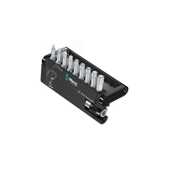 Набор бит с битодержателем Bit-Check 10 TX Universal 1 универсальное применение 10 предметов WERA WE-056164