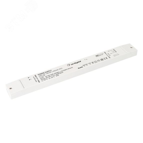 Блок питания ARV-SP-48250-LINEAR-PFC (48V, 5.21A, 250W) (, IP20 Пластик, 5 лет) Arlight 032630
