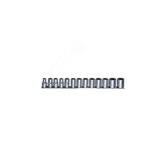 Набор головок торцевых 12-гранных MAXI-DRIVE 1/2''DR на держателе, SAE 3/8--1-1/8'', 13 предметов Jonnesway S05H4213S