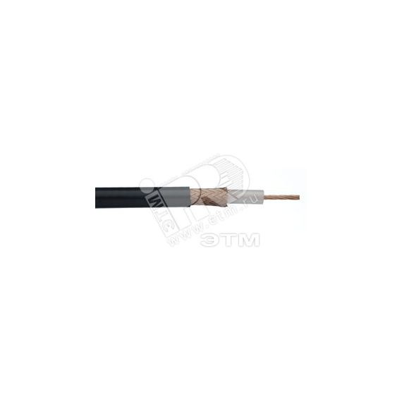 Кабель коаксиальный RG-6 75 Ом (ТВ SAT CATV) жила - 18 AWG 6.9мм LSZH (бухта 100 м) Hyperline 49039